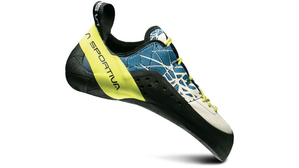 La Sportiva Kataki Climbing Shoe - Men's-Ocean/Sulphur-42.5