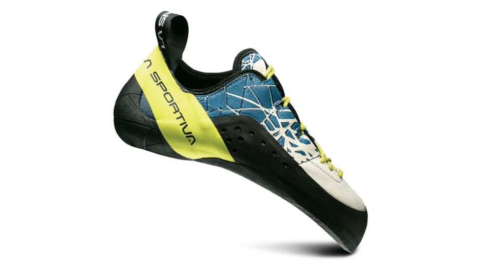 La Sportiva Kataki Climbing Shoes - Mens, Ocean/Sulphur, 39, 20A-606702-39