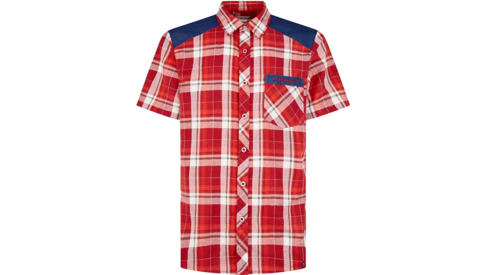 La Sportiva Longitude Shirt - Mens, Chili/Poppy, Small, N25-309311-S