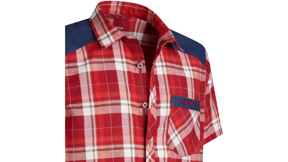 La Sportiva Longitude Shirt - Mens, Chili/Poppy, Small, N25-309311-S
