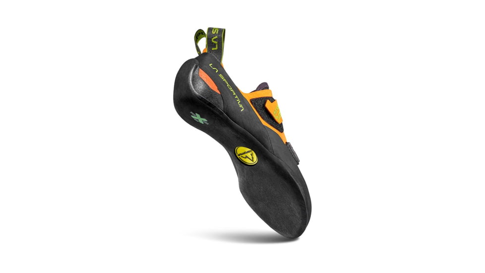 La Sportiva Mistral Climbing Shoes - Mens, Hawaiian Sun/Lime Punch, 39, ZFCS034-O08E29-39