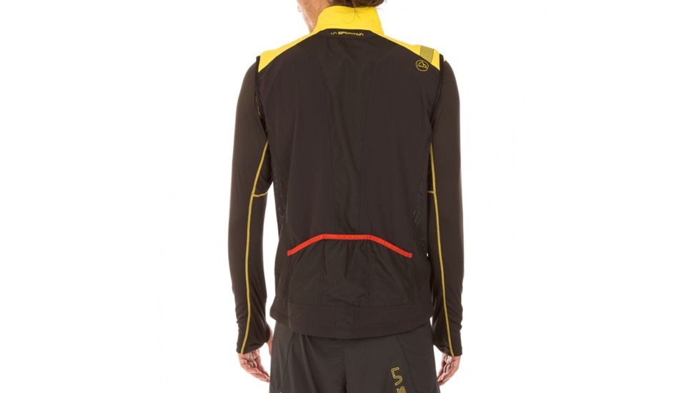 La Sportiva Mistral Vest - Men's, Black/Yellow, Extra Large J73-999100-XL