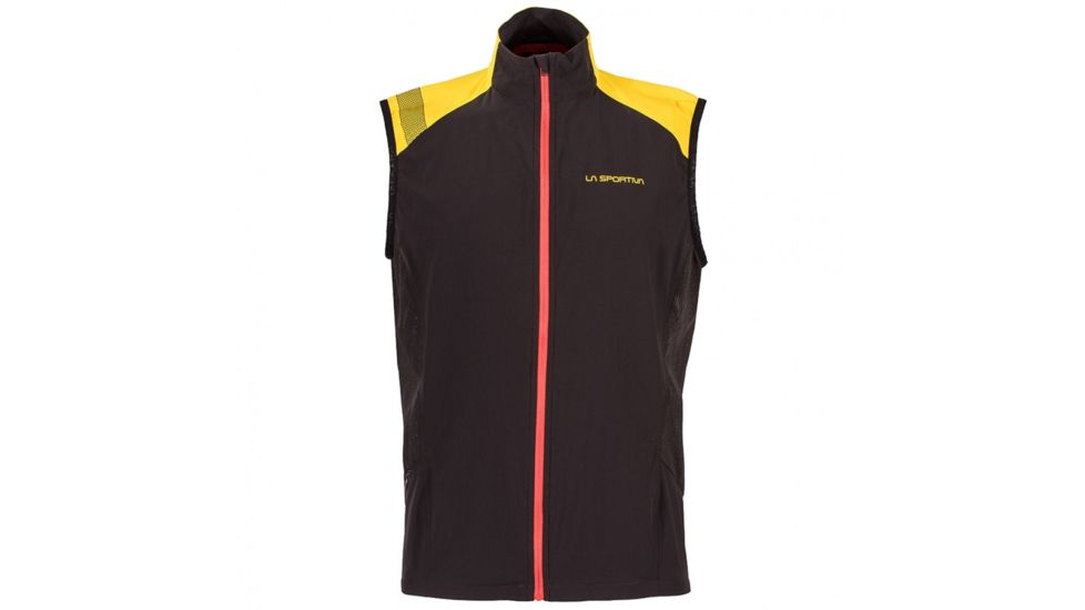 La Sportiva Mistral Vest - Men's, Black/Yellow, Extra Large J73-999100-XL