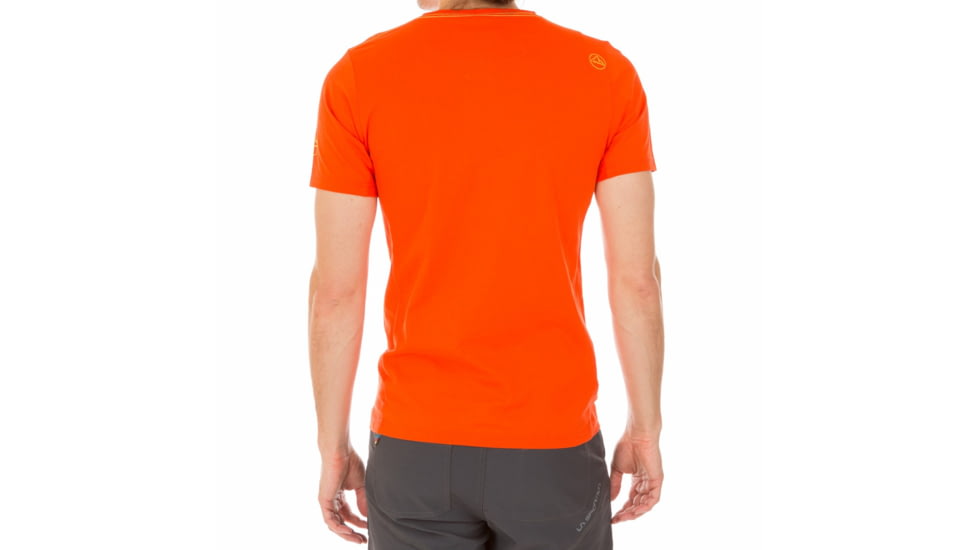 La Sportiva Mountain Is Home T-Shirt - Men's, Tangerine, Small H75-202202-S