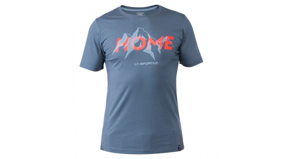 La Sportiva Mountain Is Home T-Shirt - Men's, Slate, Small H75-903903-S