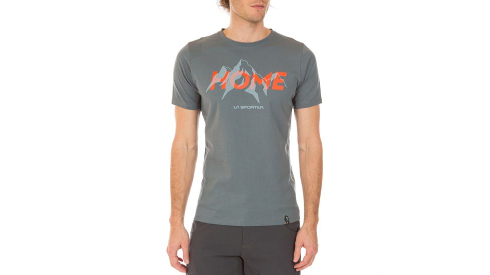 La Sportiva Mountain Is Home T-Shirt - Men's, Slate, Small H75-903903-S
