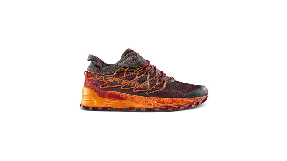 La Sportiva Mutant Running Shoes - Mens, Carbon/Hawaiian Sun, 42.5, 56F-900208-42.5