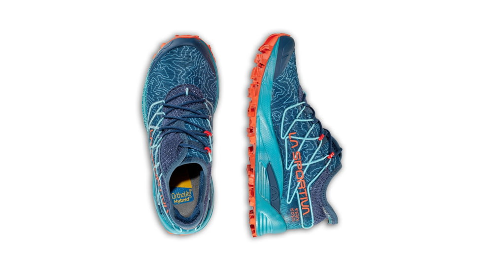 La Sportiva Mutant Running Shoes - Womens, Storm Blue/Cherry Tomato, 41, 56G-639322-41
