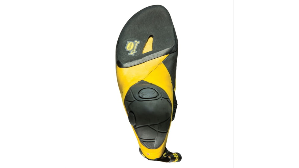 La Sportiva Skwama Climbing Shoes - Men's, Black/Yellow, 36, ZFCS005-K00Y00-36