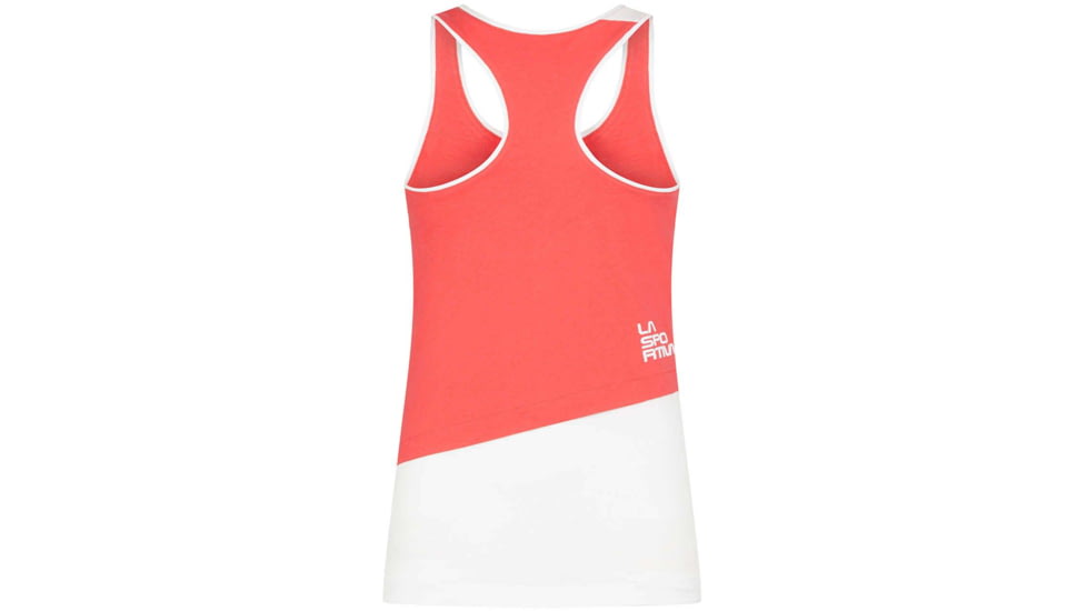 La Sportiva Paige Tank - Womens, Hibiscus/White, Medium, I97-402000-M