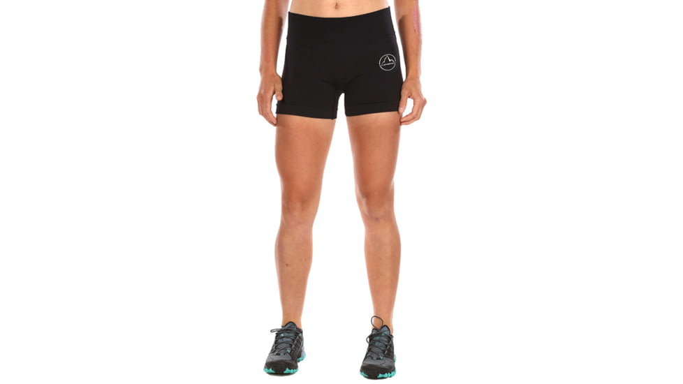 La Sportiva Podium Tight Short - Womens, Black, Extra Small, K88-999999-XS