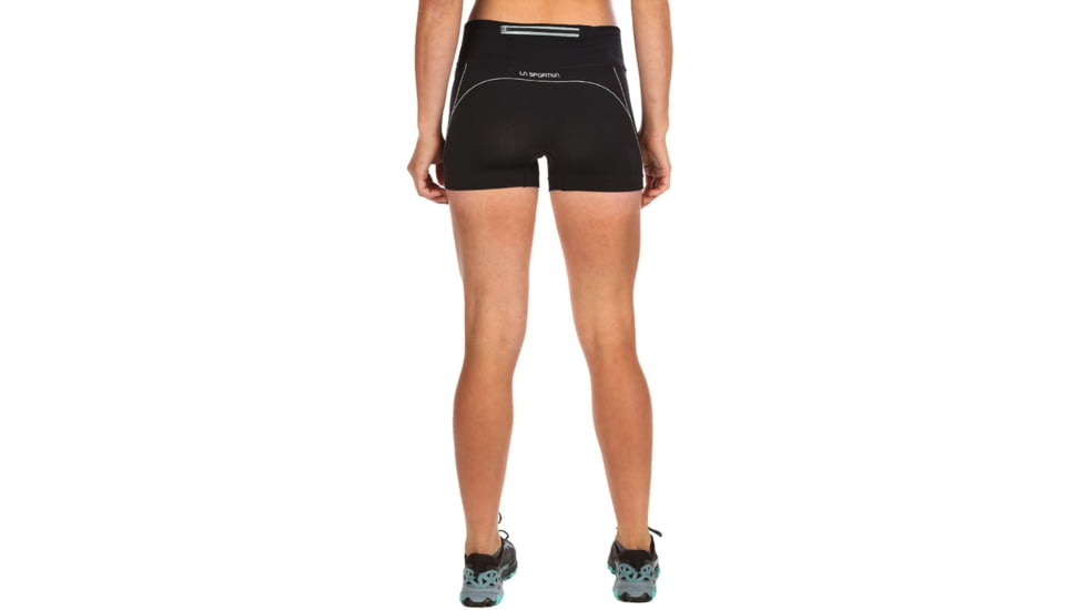 La Sportiva Podium Tight Short - Women's, Black, Extra Small, K88-999999-XS
