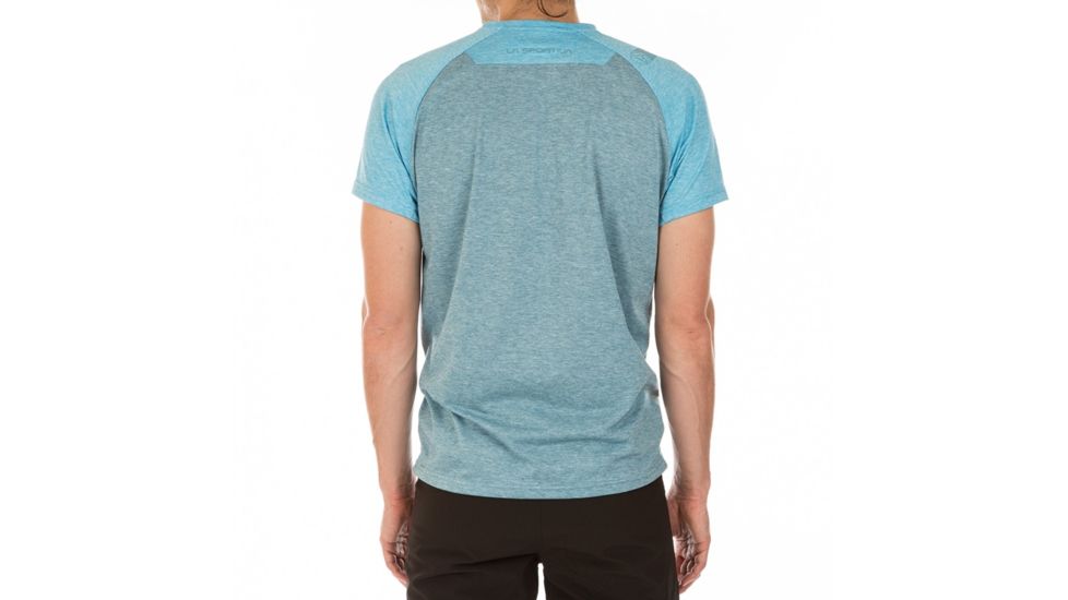 La Sportiva Santiago T-Shirt - Men's, Lake/Tropic Blue, Small J78-607614-S