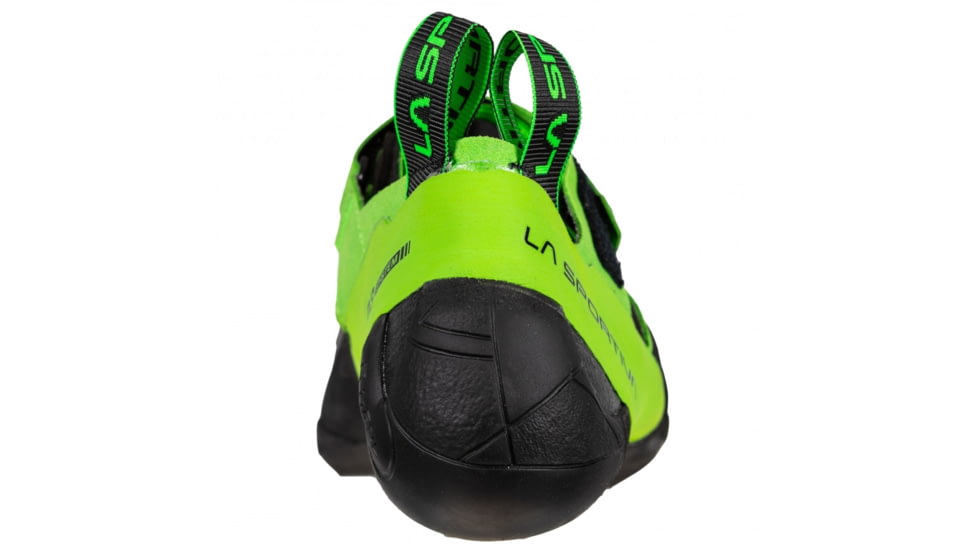 La Sportiva Skwama Vegan Climbing Shoes - Men's, Black/Flash Green, 41, ZFCS032-K00E24-41