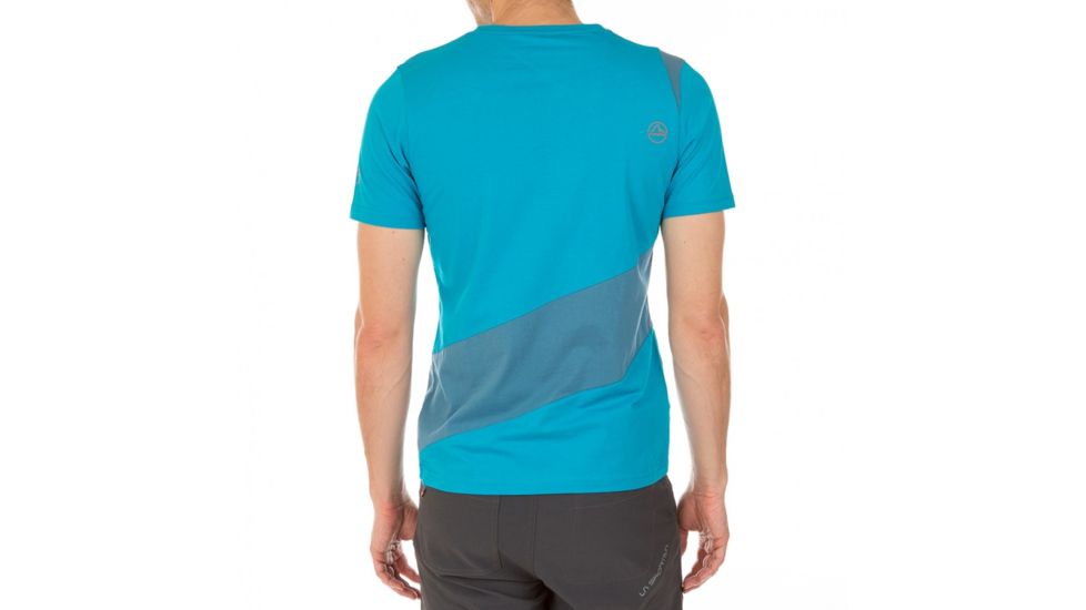 La Sportiva Slab T-Shirt - Men's, Tropic Blue/Lake, Medium H44-614607-M