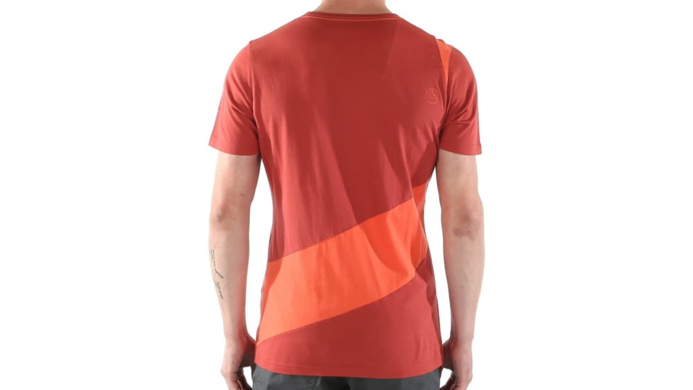 La Sportiva Slab T-Shirt - Mens, Brick/Flame, M, H44-BrickFlame-M
