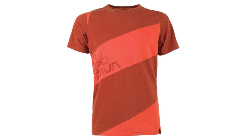La Sportiva Slab T-Shirt - Mens, Brick/Flame, M, H44-BrickFlame-M