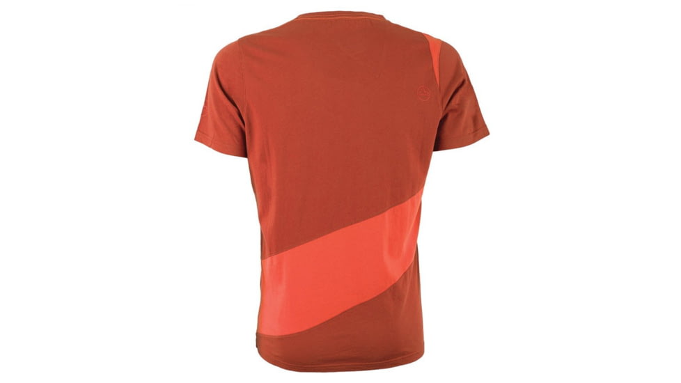 La Sportiva Slab T-Shirt - Mens, Brick/Flame, M, H44-BrickFlame-M