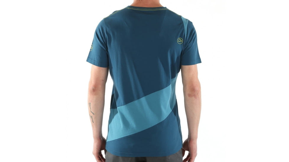 La Sportiva Slab T-Shirt - Mens, Ocean/Lake, L, H44-OceanLake-L