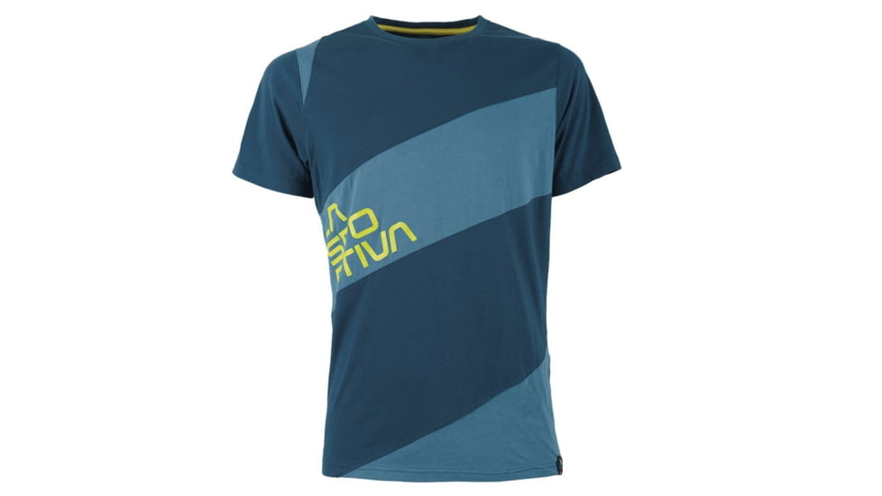 La Sportiva Slab T-Shirt - Mens, Ocean/Lake, L, H44-OceanLake-L