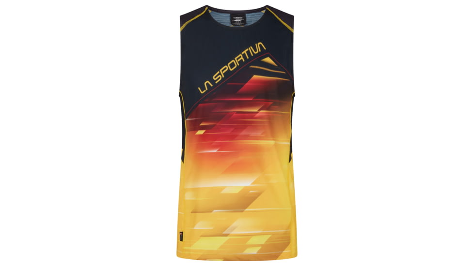 La Sportiva Slipstream Tank - Mens, Black/Yellow, Medium, P41-999100-M