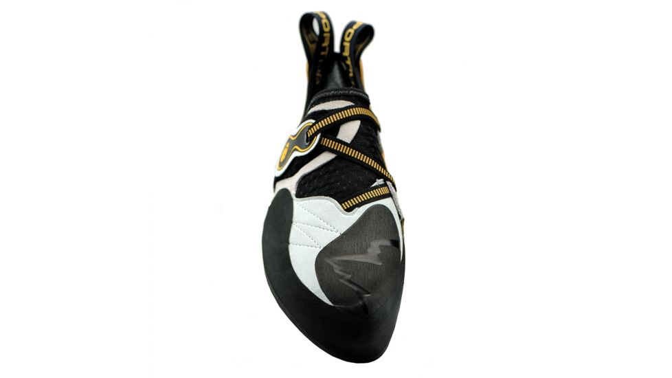La Sportiva Solution Climbing Shoe -  Mens, White/Yellow, 39 199-WY-39