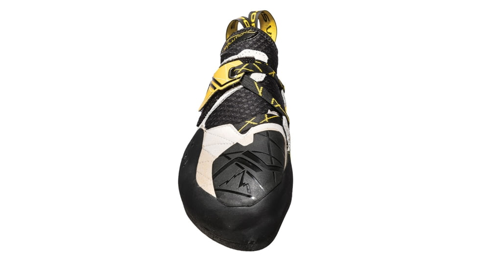 La Sportiva Solution Climbing Shoes - Mens, White/Yellow, 43, ZFCS013-W00Y00-43