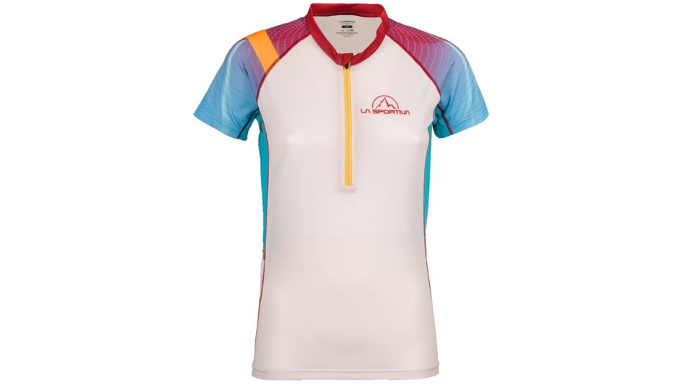La Sportiva Speed T-Shirt - Women's, Berry/White, Extra Small K43-303000-XS