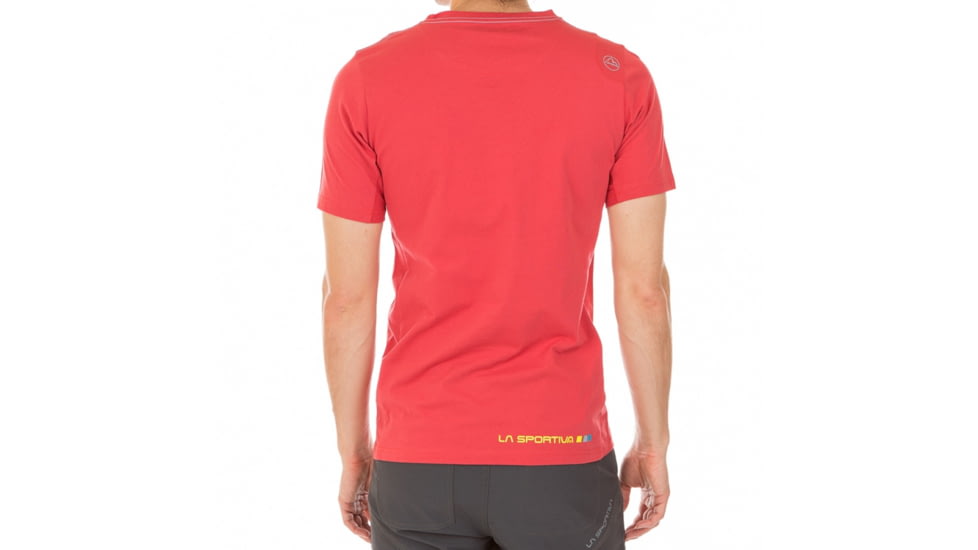 La Sportiva Square T-Shirt - Men's, Cardinal Red, Extra Large H49-307307-XL