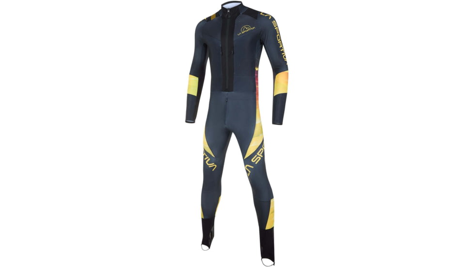 La Sportiva Stratos V Racing Suit - Mens, Black/Yellow, 2XS, A35-999100-XXS