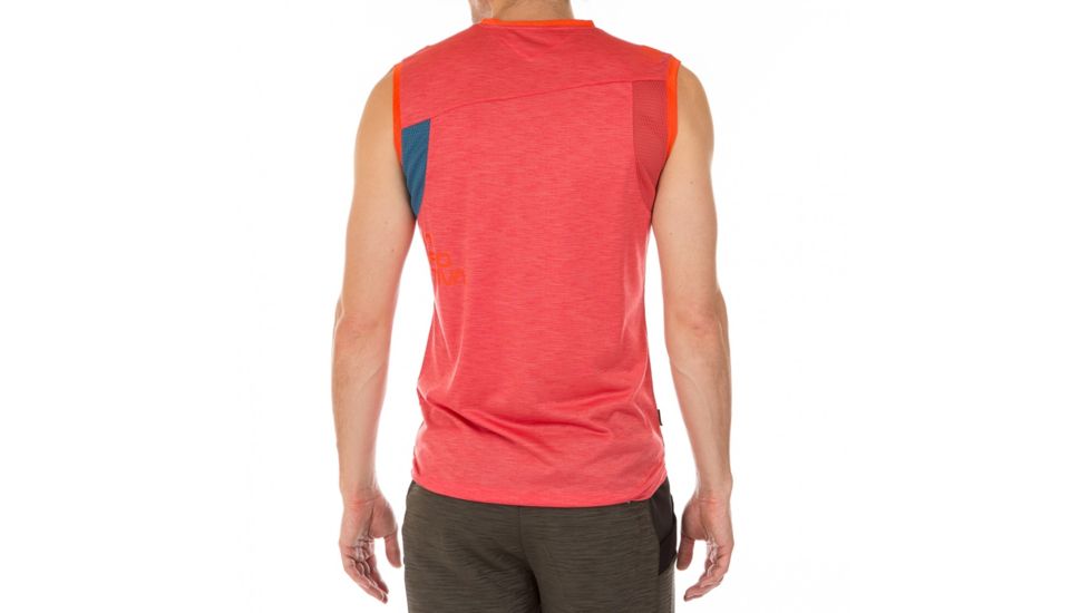 La Sportiva Strive Tank - Men's, Cardinal Red/Lake, Small H83-307607-S