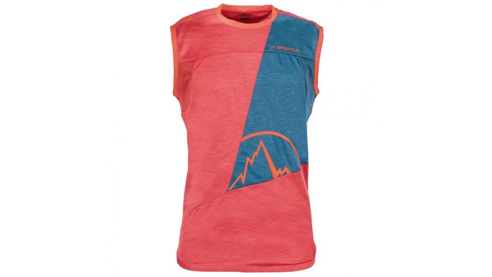 La Sportiva Strive Tank - Men's, Cardinal Red/Lake, Small H83-307607-S