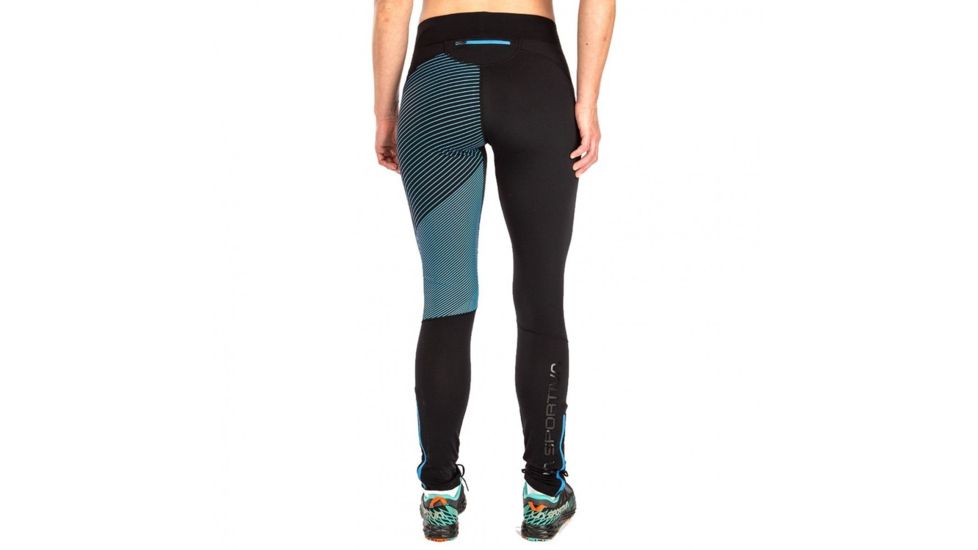 La Sportiva Supersonic Pant - Womens, Black/Azure, Medium, K81-999620-M