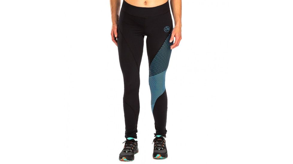 La Sportiva Supersonic Pant - Womens, Black/Azure, Medium, K81-999620-M