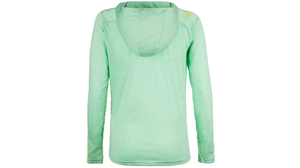 La Sportiva Terra Long Sleeve Baselayer - Women's, Jade Green/Apple Green, Extra Small K79-704705-XS