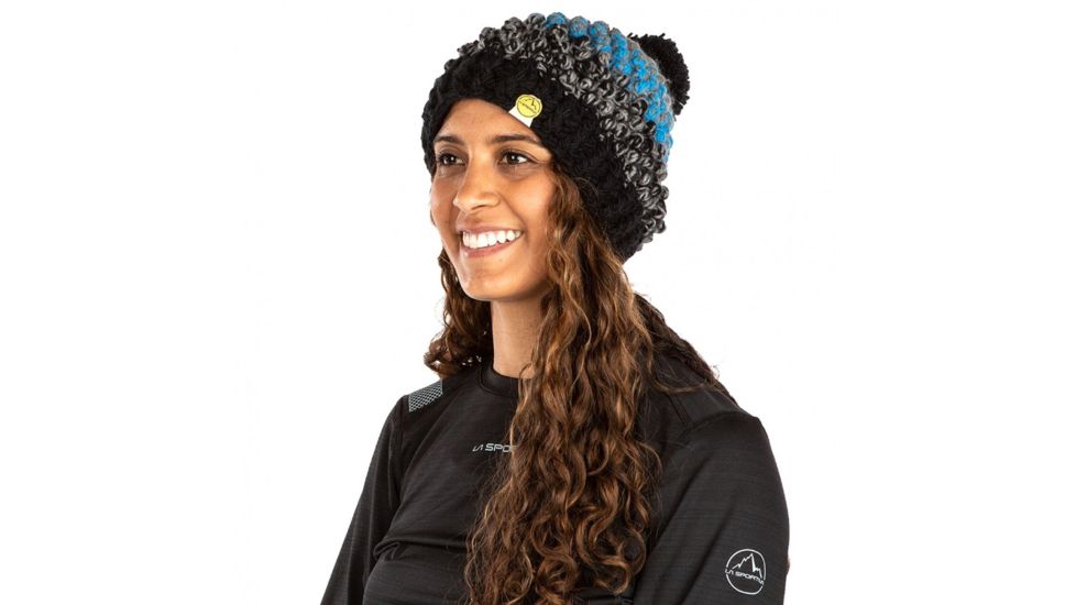 La Sportiva Terry Beanie - Womens, Azure/Black, Large, X31-620999-L