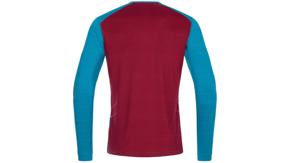 La Sportiva Tour Long Sleeve - Mens, Crystal/Sangria, Large, L64-635320-L