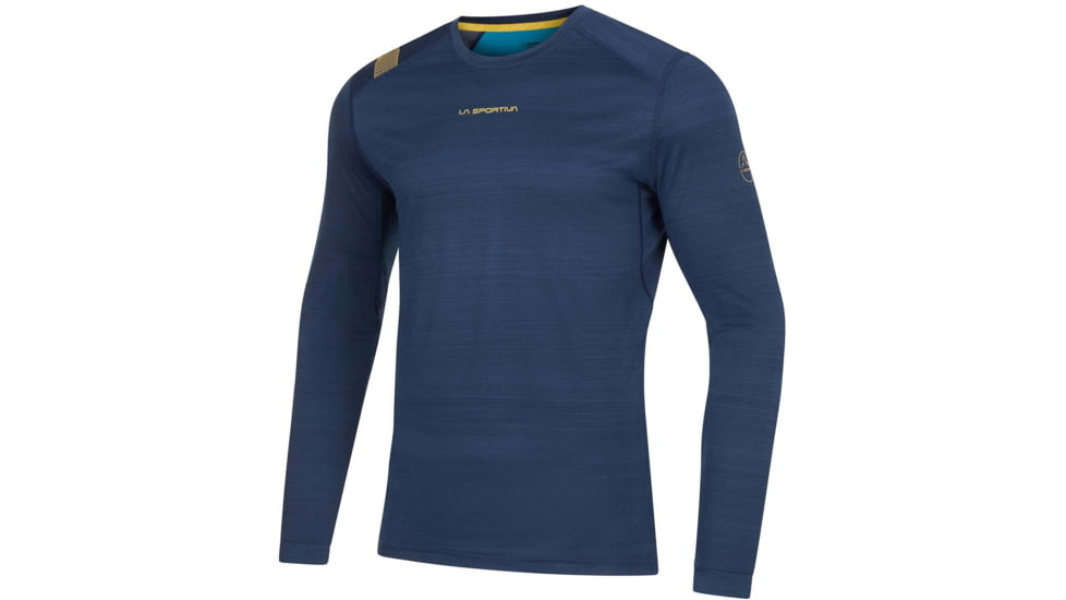 La Sportiva Tour Long Sleeve - Mens, Night Blue/Crystal, Extra Small, L64-629635-XS