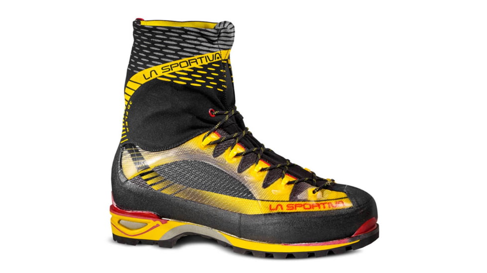La Sportiva Trango Ice Cube Mountaineering Boot - Mens, Black/Yellow, 37.5 EU 11P-BY-37.5