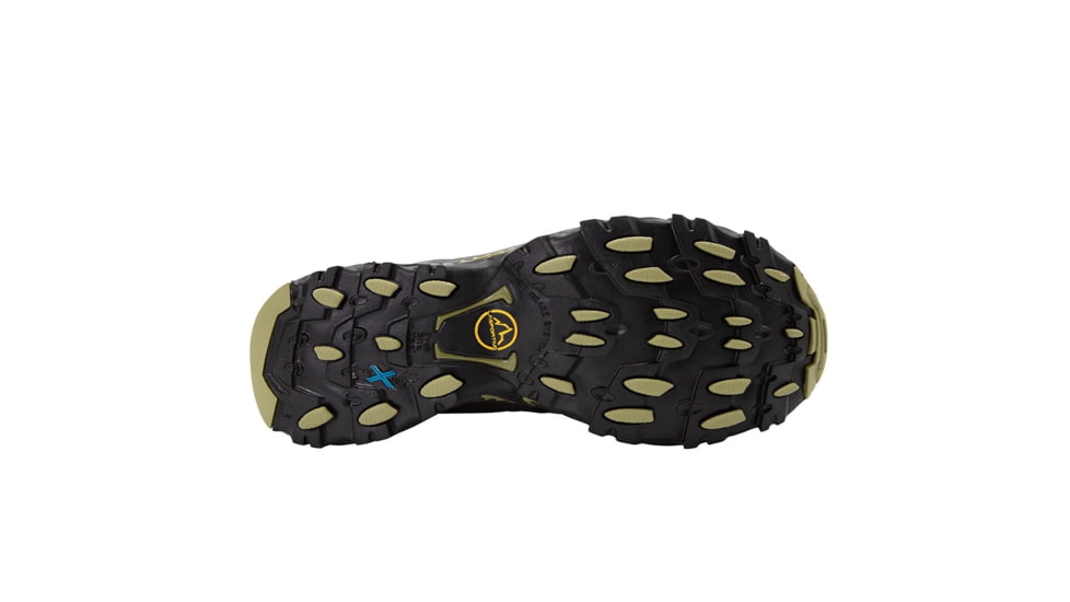 La Sportiva Ultra Raptor II Mid Leather GTX Hiking Boots - Men's, Black/Cedar, 41, ZFHS096-K00N11-41