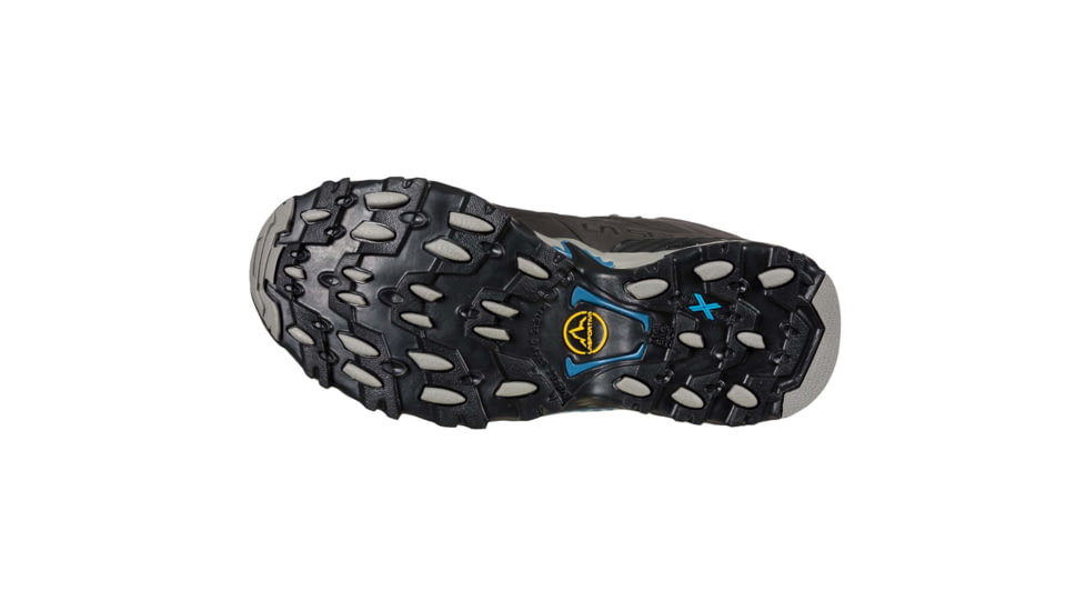 La Sportiva Ultra Raptor II Mid Leather GTX Hiking Shoes - Womens, Carbon/Atlantic W, 41.5, 34M-900630W-41.5