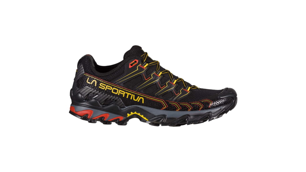 La Sportiva Ultra Raptor II Running Shoes - Mens, Black/Yellow, 46, 46M-999100-46