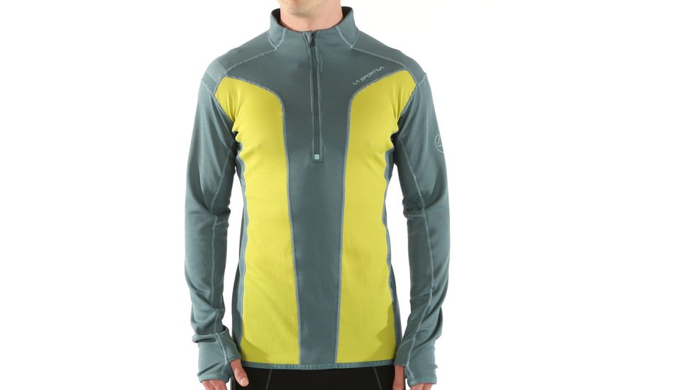 La Sportiva Vertex Long Sleeve - Men's-Citronelle/Slate-Small
