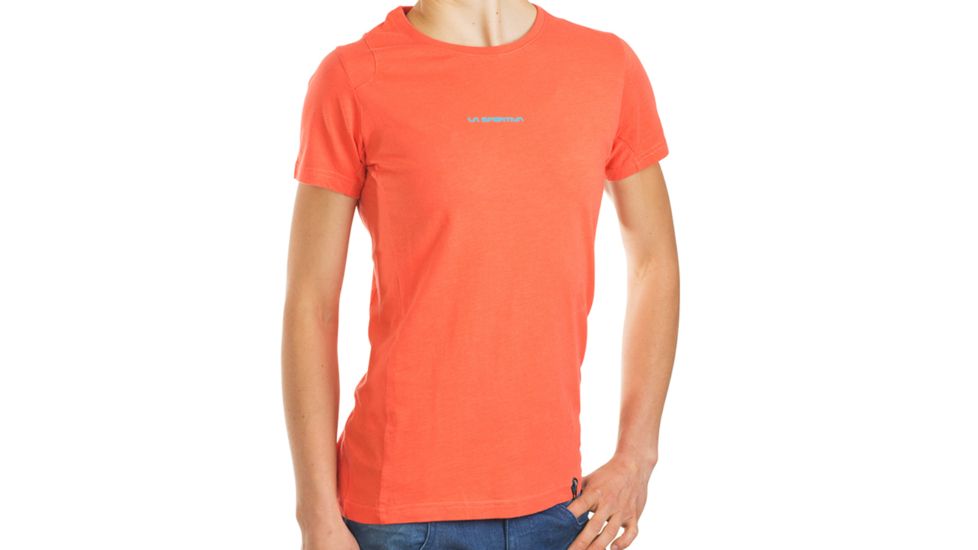 Vintage Logo T-Shirt - Womens-Coral-Small
