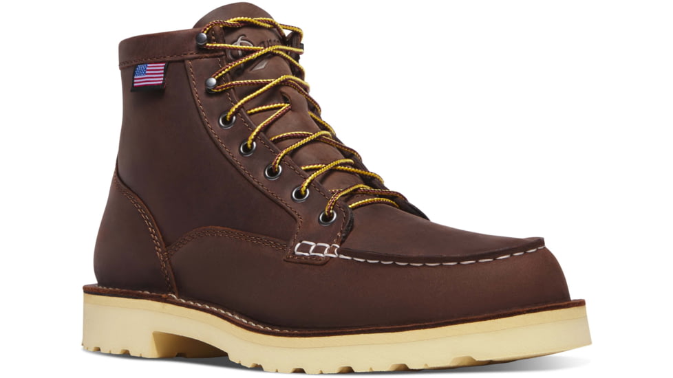 Danner Bull Run Moc Toe 6in Brown Heel - Mens, Brown, 12, 15590-D-12