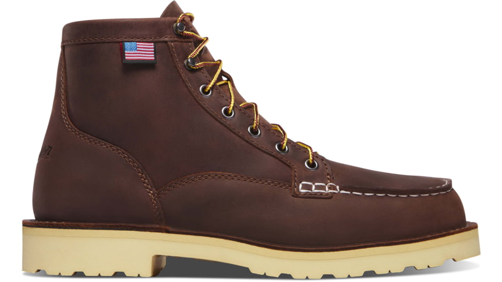 Danner Bull Run Moc Toe 6in Brown Heel - Mens, Brown, 12, 15590-D-12