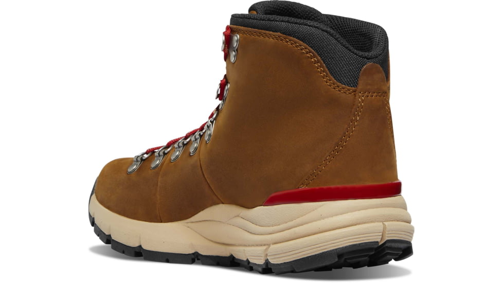 Danner Mountain 600 Leaf 4.5in Grizzly Brown/Rhodo Red GTX - Womens, Brown/Rhodo Red, 9.5, 62303-M-9.5