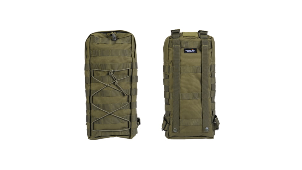 Lancer Tactical MOLLE Attachable Hydration Backpack, Olive Drab, CA-384GN