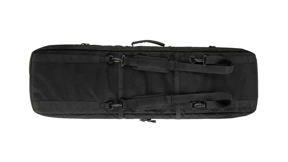 Lancer Tactical Nylon 3-Way Carry 43in Double Rifle Gun Bag, Black, CA-290BN