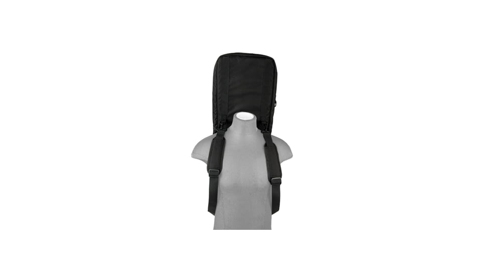 Lancer Tactical Nylon 3-Way Carry 43in Double Rifle Gun Bag, Black, CA-290BN